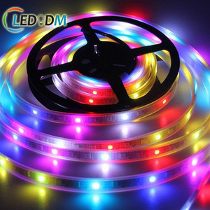 Striscia led indirizzabile WS2812B SK6812 funzione di funzionamento a colori rgb completa SMD5050 DC 5V striscia led digitale programmabile - Product Image 3