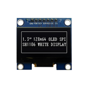 1,3 "OLED SPI-Schnitts telle 7-poliges Display SH1106-Treiber-IC-Modul Passive Matrix White PMOLED-Modul für Arduino Raspberry PI