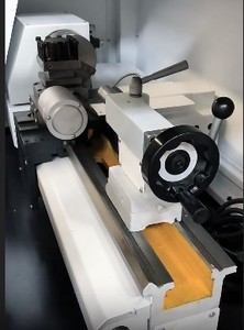 Cncフラット旋盤Ck6125Cnc自動旋盤機ミニCnc金属旋盤機 - Product Image 4