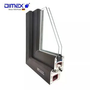 Dimex แม่พิมพ์หน้าต่างประตูหน้าต่างพีวีซีแบบไม่มีตะกั่วโปรไฟล์ upvc ล่าสุด - Product Image 2