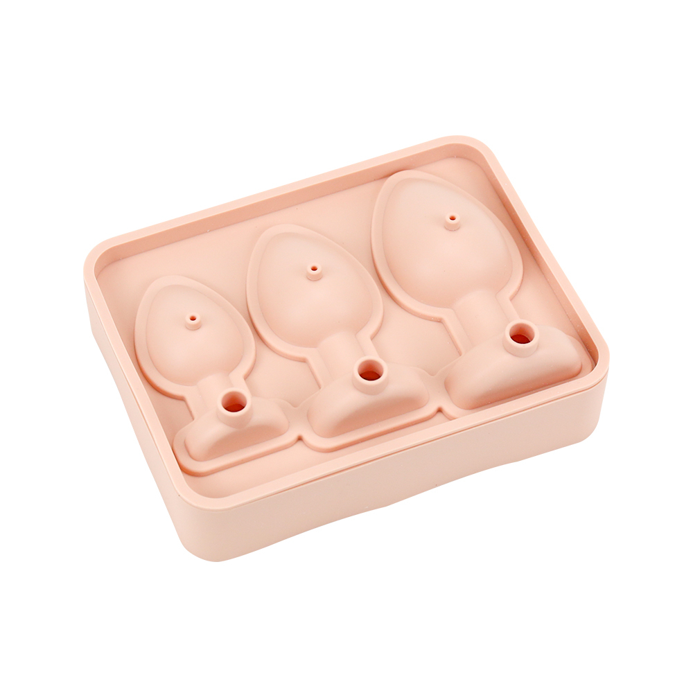Plateau à glaçons pour plug anal - Rose