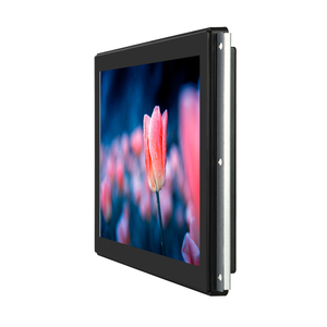 13,3 Monitor LCD de pantalla multitáctil capacitiva para juegos de quiosco Industrial de Panel frontal plano de 15,6 pulgadas con entrada de alimentación ancha DC9 ~ 36V - Product Image 2