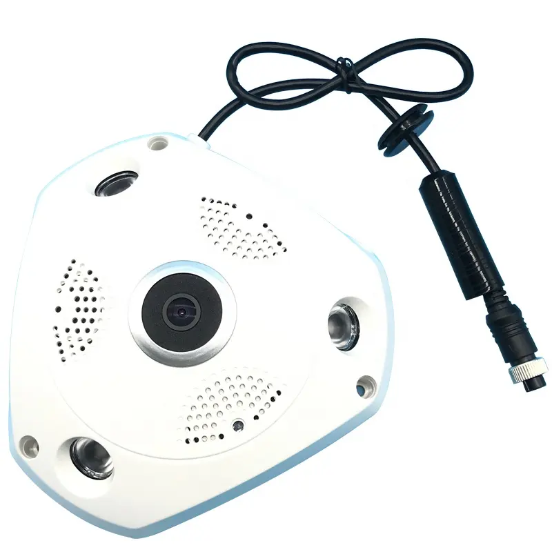 4 Inch Metalen Dome Camera Sony Ccd Bus Fisheye 1.8Mm Groothoekcamera Voor Videobewaking Van Bussen
