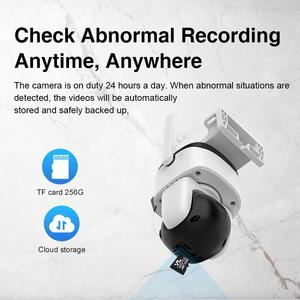 1080P Network Cloud CCTV Outdoor Bullet Camera Three Lens Dual <strong>Views</strong> Waterproof Zoom Security Dome Infrared Motion Detect CMOS - Product Image 5