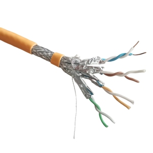 CAT7A CAT7 CAT 7A SFTP/STP PVC + PE UV resistente 23AWG 0.57MM 1000mhz cavo di rete Ethernet LAN esterno diretto in rame puro - Product Image 2