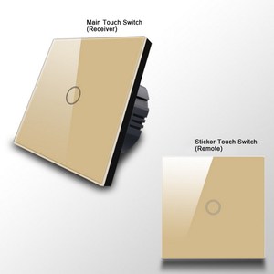 1个gang more way轻触开关，RF433无线两/三路遥控开关 - Product Image 2