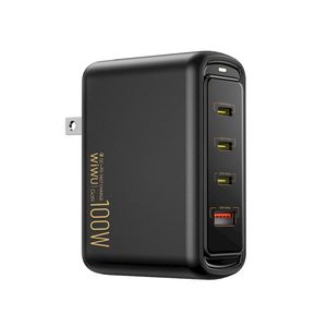 WiWUユニバーサル100WPDGaN急速充電器1AUSBタイプC電源アダプターQC3.0デスクトップ充電器ラップトップモバイルデバイス5A出力 - Product Image 1