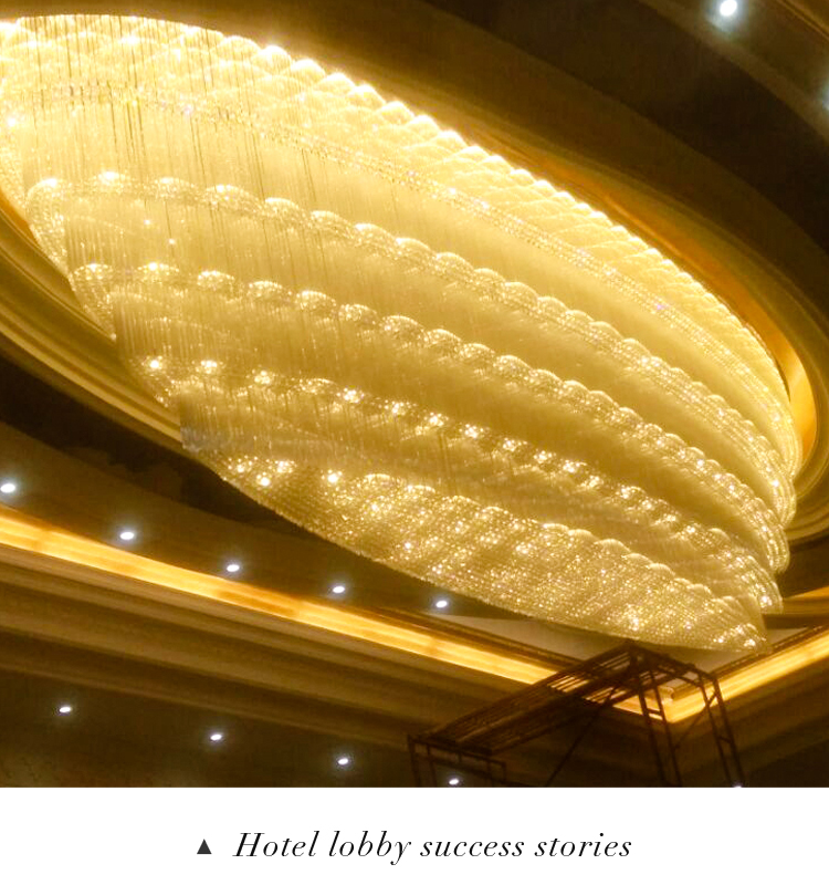 Guzhen factory customize chandelier modern luxury large for hotel lobby and restaurant with 3 years warranty