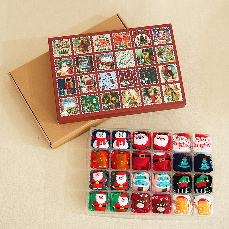 Red 12-pair calendar edition