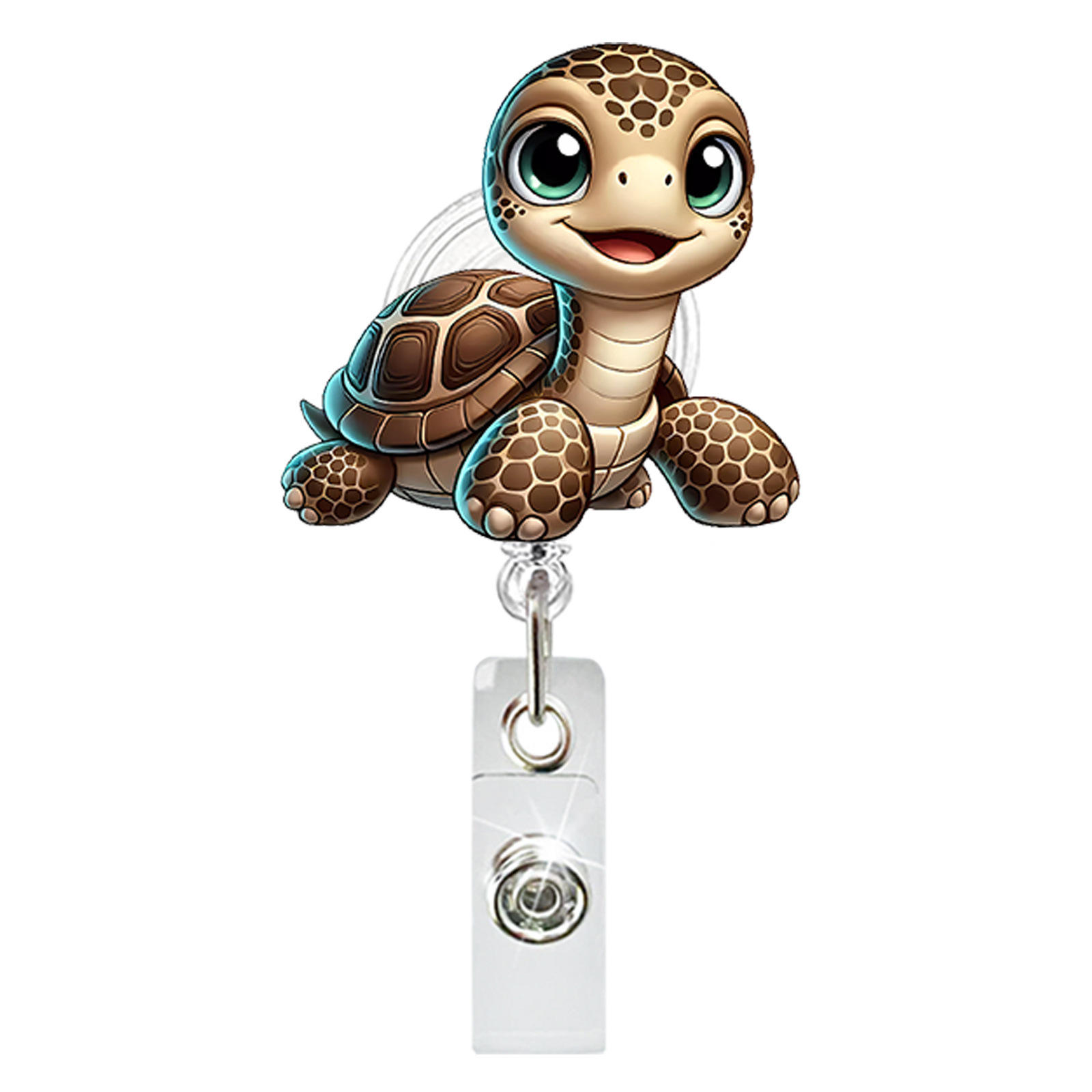 tortue brune multicolore