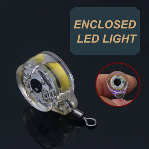 New OEM High Quality Led Fishing Lures Light Colorful Flashing Mini Led Underwater Deep <strong>Drop</strong> Light Attractor With <strong>Swivel</strong> - Product Image 3