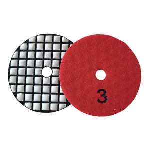 New Design Resin Bond Wet <strong>Use</strong> Circular Stone 4Inches Diamond Ceramic Transition Pads for <strong>Polish</strong> - Product Image 1