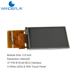 Wandisplay 37 핀 디스플레이 <span class=keywords><strong>LCD</strong></span> TFT ILI9341 240X320 2.8 인치 <span class=keywords><strong>LCD</strong></span> 터치 스크린 8 비트 16 비트 MCU 인터페이스 - Product Image 4