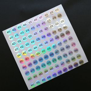 カスタム印刷スクラッチオフシリアル番号セキュリティホログラムステッカーコード独自のデザインの3Dホログラフィックラベル - Product Image 6