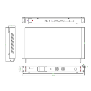 Colorlight X4s/X4m Controller professionale display LED controller Splicing Video processore 2.3 milioni di pixel di capacità - Product Image 5