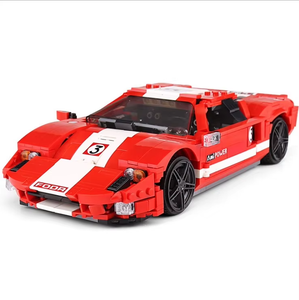 Stampo re 10001 Super sport auto da corsa telecomando MOC mattoncini in plastica modello di blocco da costruzione Set fai da te assemblare giocattolo - Product Image 1