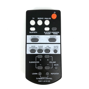 FSR71 ZK72120 Replacement <strong>Remote</strong> Control for Yamaha Sound Bar Models YAS-203 YAS-<strong>207</strong> YAS-108 YAS-105 YAS-106 ATS-1080 YAS-203BL - Product Image 1