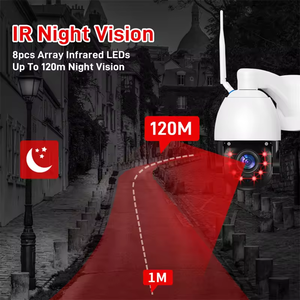 5MP PTZ <strong>Camera</strong> <strong>360</strong> Degree 4.7-94mm Motorized 50x Zoom <strong>IP</strong> Network <strong>Camera</strong> Audio Night Vision Human Detection ICSEE APP - Product Image 6