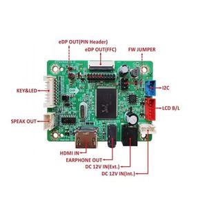 Universal <strong>Lcd</strong> <strong>Controller</strong> <strong>Board</strong> RTD2555 V1.0 EDP 3.5inch to 110 Inch <strong>Lcd</strong> Monitor <strong>Controller</strong> <strong>Board</strong> No Need Programming With Voice - Product Image 2