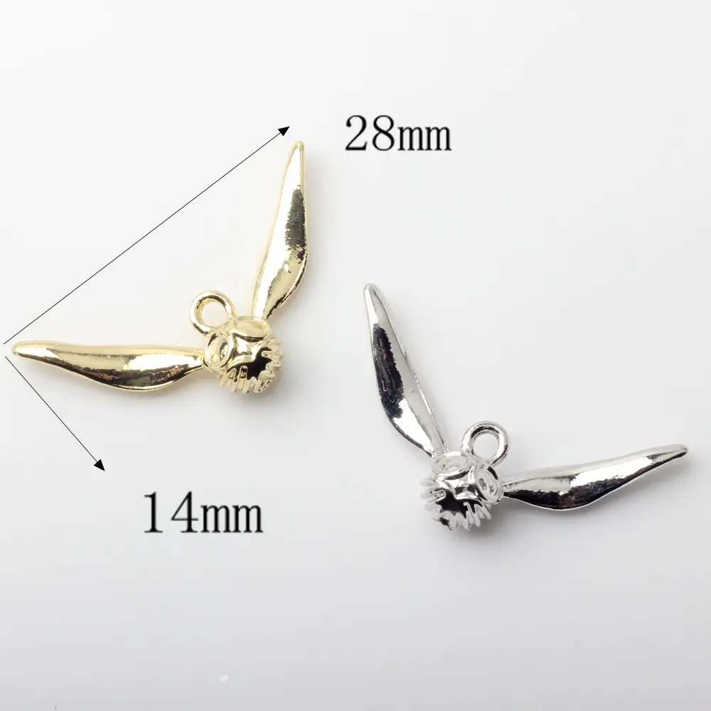 Beste Kwaliteit Uil Wings Vorm Diy Handgemaakte Sieraden Oorbellen Armband Ketting Accessoires Kleine Hanger