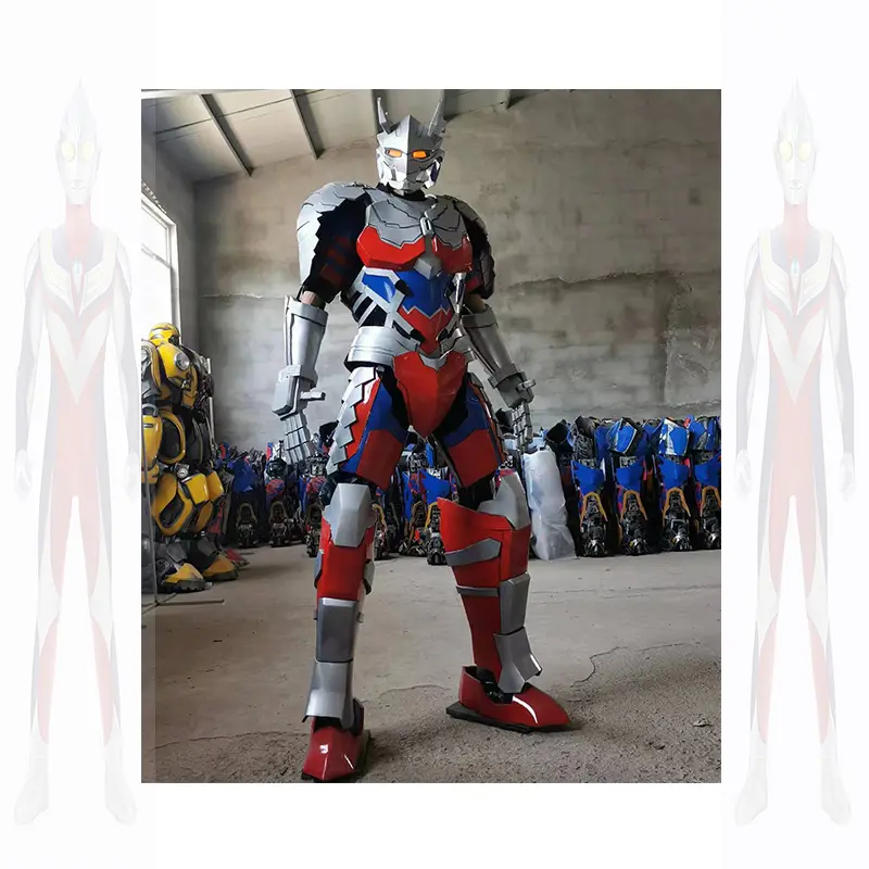 Disfraz de Ultraman de UT Man, mascarilla de cosplay de uscle ostaumes, Ultraman