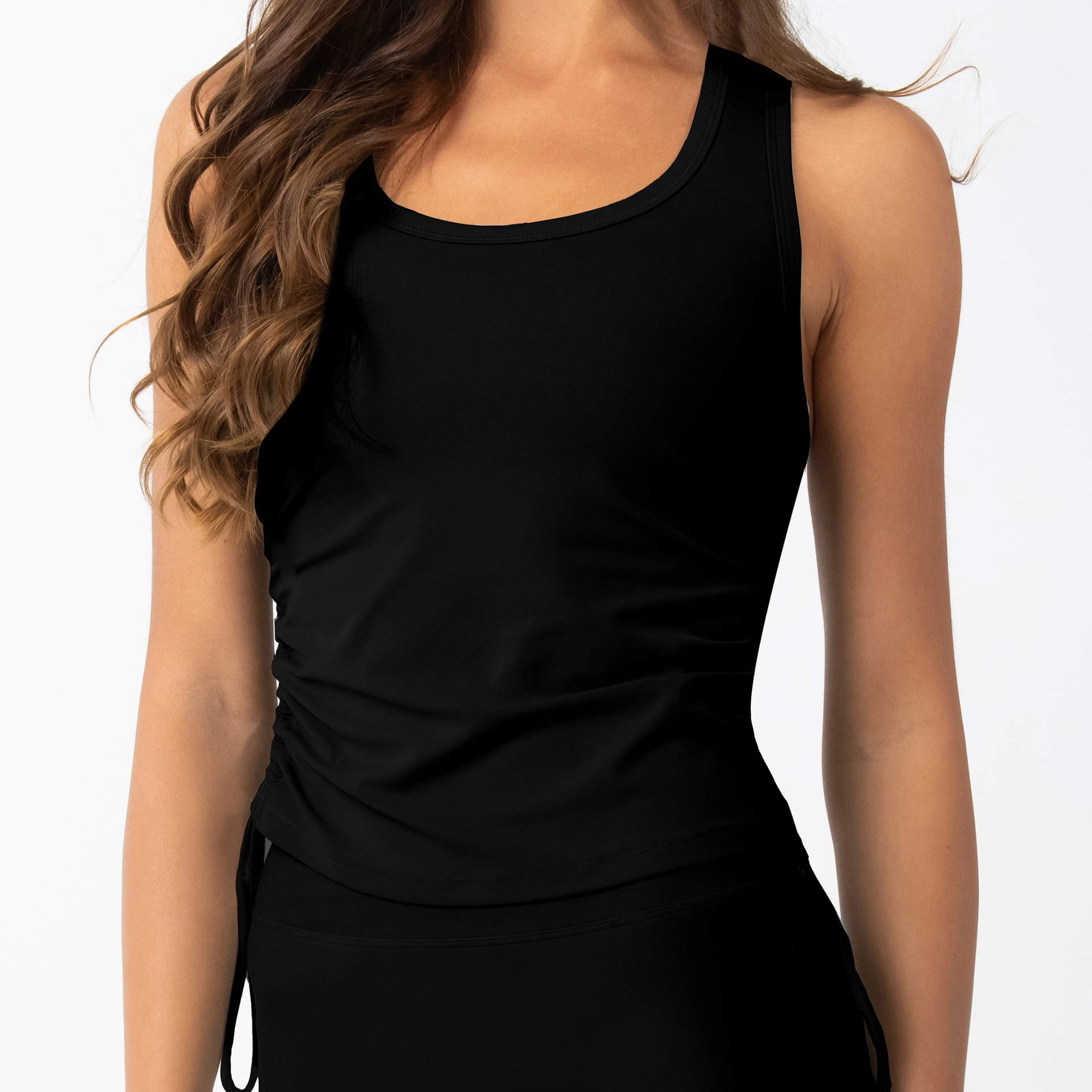 Pts2358-2v gilet noir monocouche