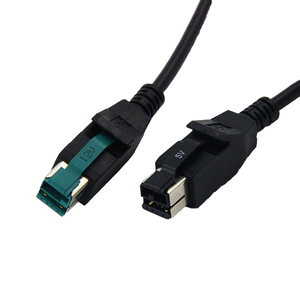 High Quality Custom 12V to 5V USB Male to Male <strong>Cable</strong> with High Powered Plug Braid Shielding for Computer Printer Scanner - Product Image 1