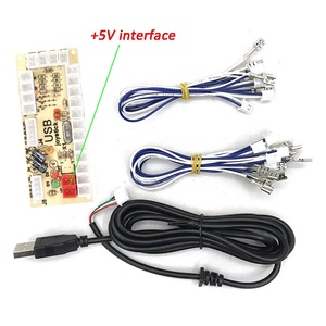 Diy Kit <span class=keywords><strong>Joystick</strong></span> Draadknop En Universele Seriële Buskabel Zero Delay Encoder Printplaat Voor Muntautomaten - Product Image 1