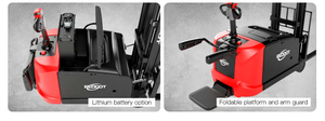 1.5 ton konteyner ulaşmak istifleyici forklift elektrikli denge istifleyici 2 ton - Product Image 4