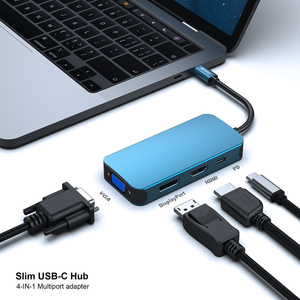 Customize <strong>USB</strong> Type-C to <strong>HDMI</strong> DisplayPort <strong>VGA</strong> Adapter 4K Support PD Charge 100W - Product Image 2