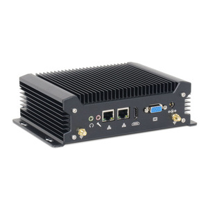 LinkleapsインテルI7ファンレスインダストリアルミニPC OEM ODM Linux組み込みコンピュータデュアル1GbE LAN RS232 8 USB DDR5 64GB M.2 SSD米国 - Product Image 1
