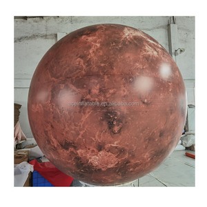Tùy chỉnh tổ chức sự kiện trang trí Inflatable thế giới toàn cầu bơm hơi khổng lồ quả cầu trái đất bóng mặt trăng hành tinh Inflatable Pluto - Product Image 1