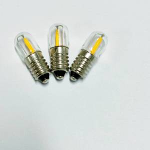 LEDフィラメント電球E106.3 V 12V24Vラウンドトップ自動ミニチュア信号電球E100.3-0.5WピンボールLED電球 - Product Image 2