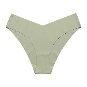 Women's Seamless Sexy Hipster Bikini Panties Soft No Show Underwear <strong>with</strong> Silky Feel Solid Pattern Plain Dyed - Product Image 3
