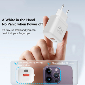 Pujimax เครื่องชาร์จเดินทางจากโรงงาน QC PD พร้อมสายชุด USB-A 5V 3A Type-C เหมาะสำหรับ Apple iPhone Xiaomi Huawei Samsung Android - Product Image 5