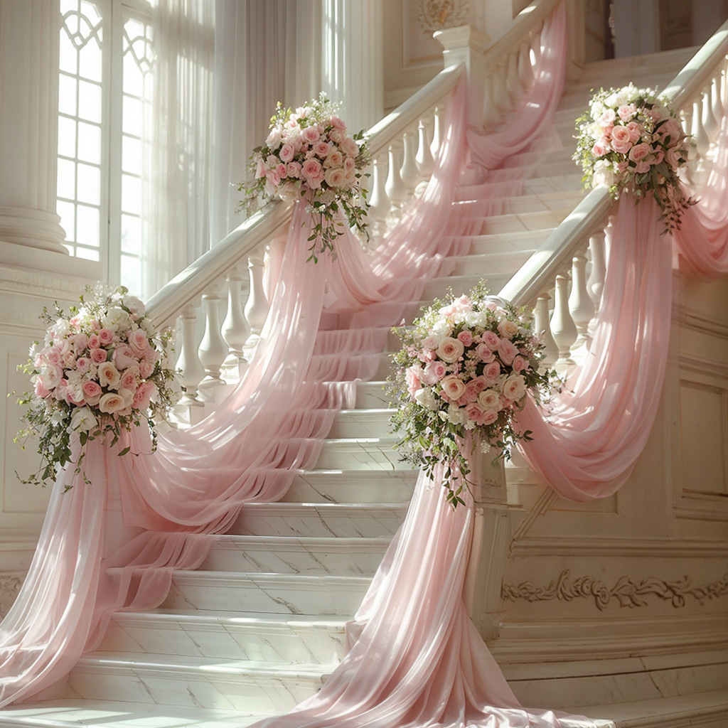 Viande rose-80*600cm (envoyer deux rubans)