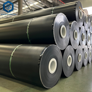1.5mm滑らかなHDPE (高密度ポリエチレン) ジオメンブレン池ライナー埋め立て地EVA LLDPEポリエチレンEPDM用グラウンドカバー - Product Image 6