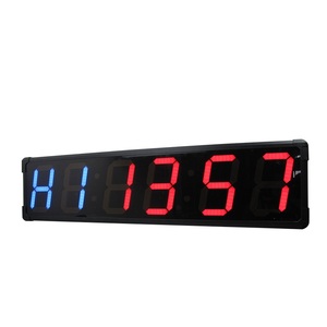 Display di grandi dimensioni da 8 pollici con telecomando programmabile conto alla rovescia per il conto alla rovescia per gli sport a intervalli di allenamento a LED orologio Fitness da palestra - Product Image 3