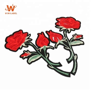 Hot tùy chỉnh thiết kế hoa thêu sắt trên các bản vá lỗi Sticker 3D sequined hoa thêu paillette các bản vá lỗi cho hàng may mặc - Product Image 4