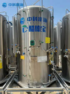 Fullcryo 3m3 đông lạnh bể chứa laser cắt chất lỏng <span class=keywords><strong>N2</strong></span> bể chứa với Vaporizer - Product Image 5