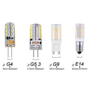 Iç aydınlatma için LED mısır ampul G9 5W AC220V enerji tasarrufu ev LED ampul çiçek tarzı titreşimsiz ışık kaynağı - Product Image 2