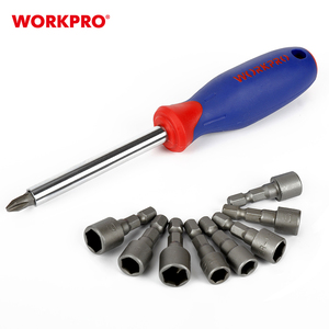 WORKPRO <strong>63</strong> PC Mechanic <strong>Tool</strong> Box Set 1/4&quot; 3/8&quot; Dr. CR-V Spanner Socket Set Auto Repair Hand <strong>Tool</strong> <strong>Kit</strong> - Product Image 5