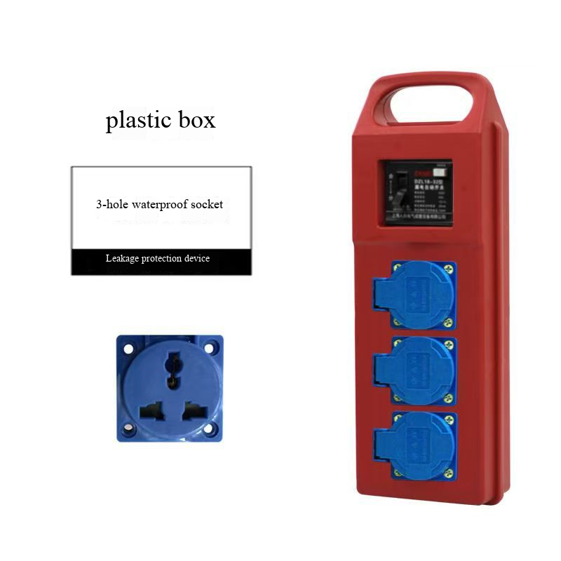 Boîte en plastique cuivre pur, 3 positions, étanche, 3 trous