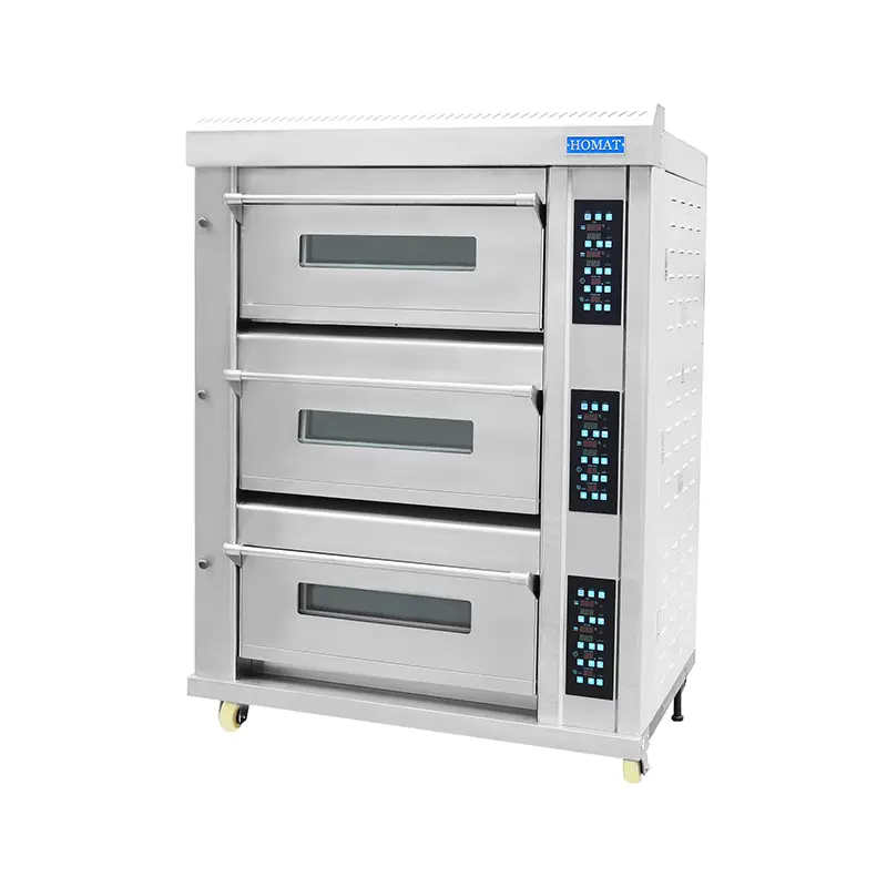 Moderne Bäckerei Gas Deck Backofen Brot Backofen Küche Brot Produktion