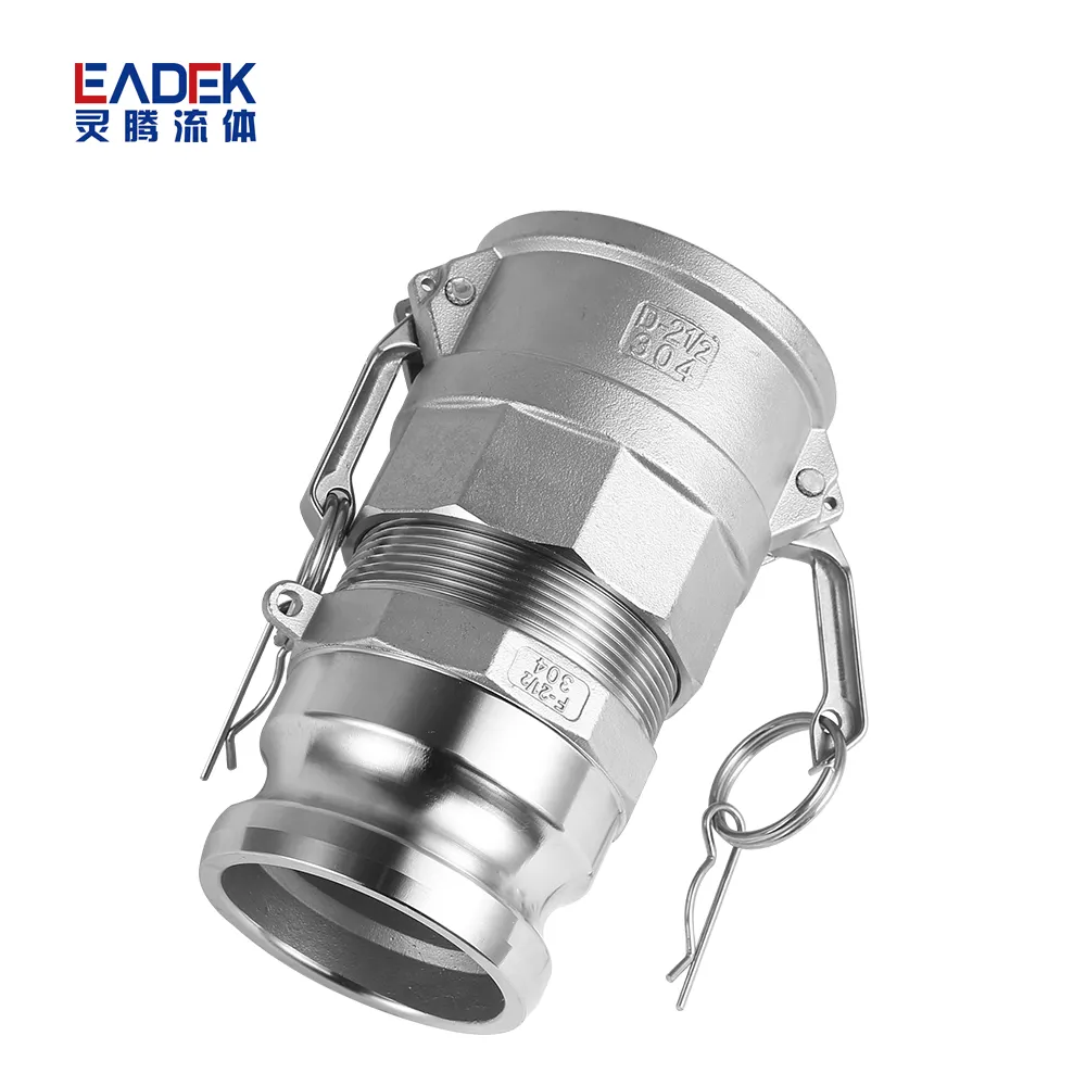 Pipe Fittings Quick Couplings Stainless Steel 304/316 Camlock Camlock Quick Couplings Hose Clamps