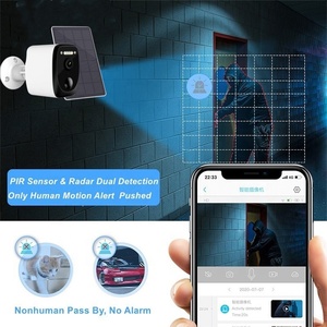 Inteligente inalámbrico 3MP alimentado por batería de baja potencia Ubox 4G WIFI CCTV Cámara Sensor PIR Detección de movimiento Seguridad Cámara solar al aire libre - Product Image 2