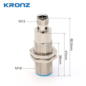 KRONZ M18 Salida analógica Sensores ultrasónicos Rango de detección 50-500mm IP67 Distancia Sensor ultrasónico con conector M12 5 pines - Product Image 5