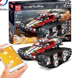 2 in 1 Diy uzaktan kumandalı kamyon oyuncak yapı taşları RC araba kiti yapı taşı araba - Product Image 1