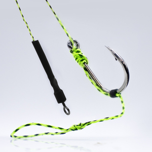 Carp Fishing Terminal Tackle Set Circle Shape Hair Rigs <strong>with</strong> Carp <strong>Hooks</strong> Swivels Sleeves Thread Leader <strong>Line</strong> for River Fishing - Product Image 2