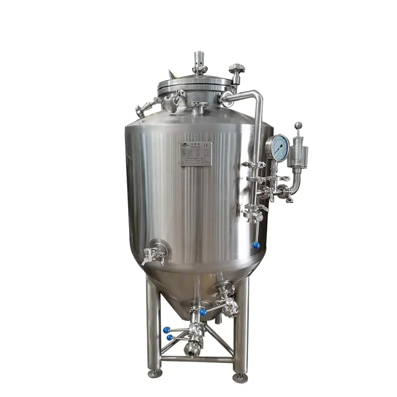 50L 100L inoxidable fermentador cónico fermentación máquina de fermentación kit